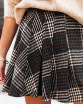 Princeton Dreams Plaid Pleated Mini Skirt Oshnow